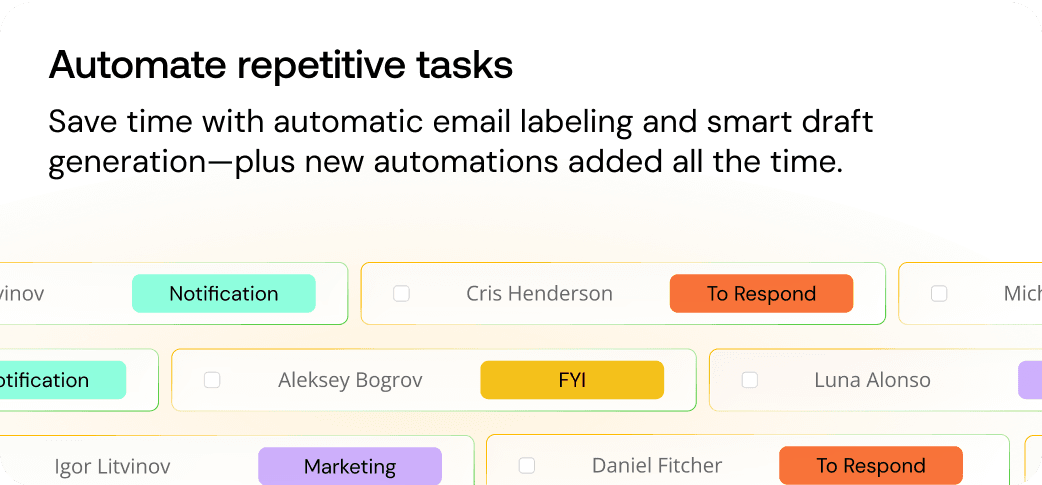 Automate repetitive tasks visual